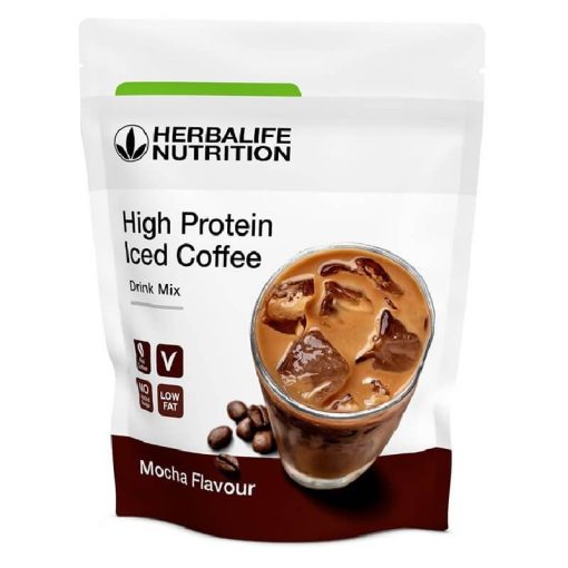 high protein iced coffee moca herbalife 2